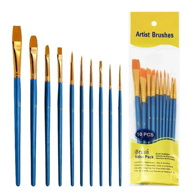 10 Artist Brushes HB 2874 |KeepSmiling - Librairie Oxford City