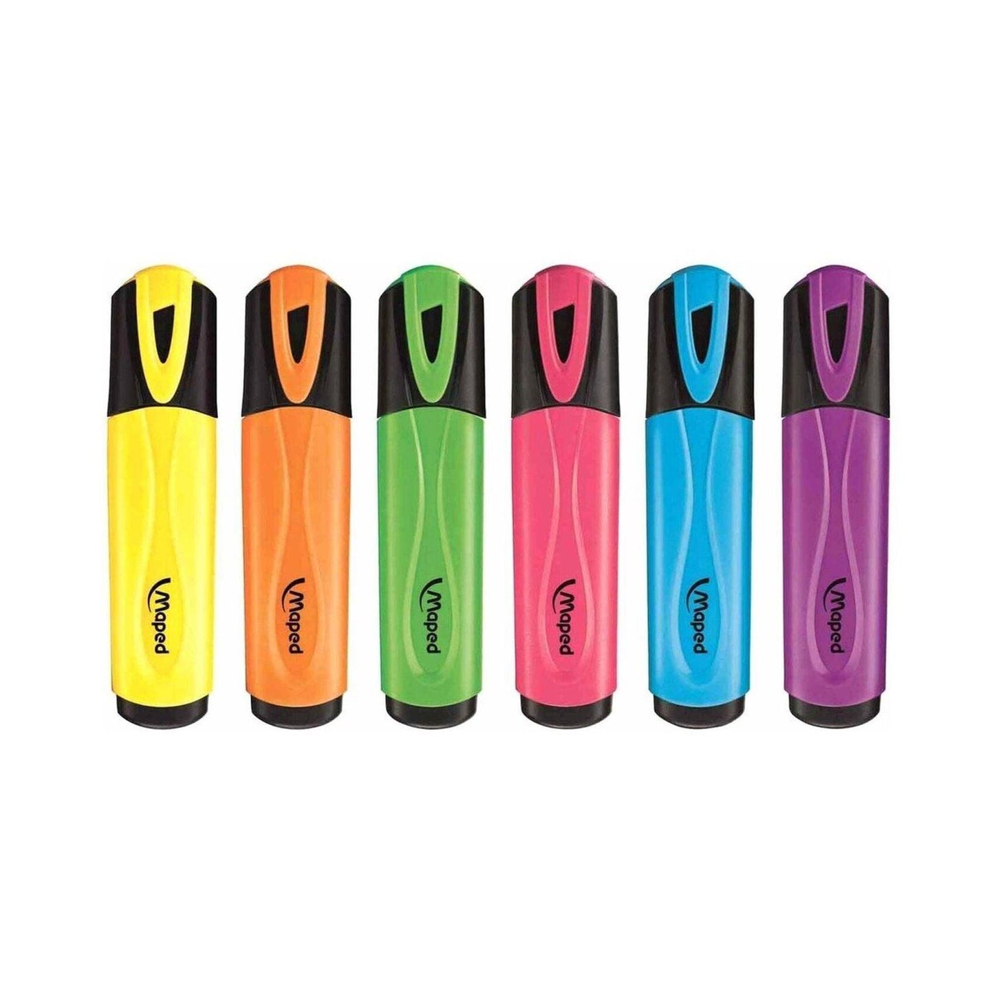 ✨ Maped Fluo Fun Set – 6 couleurs d’énergie ! 💛🧡💚💖💙💜 - Librairie Oxford City