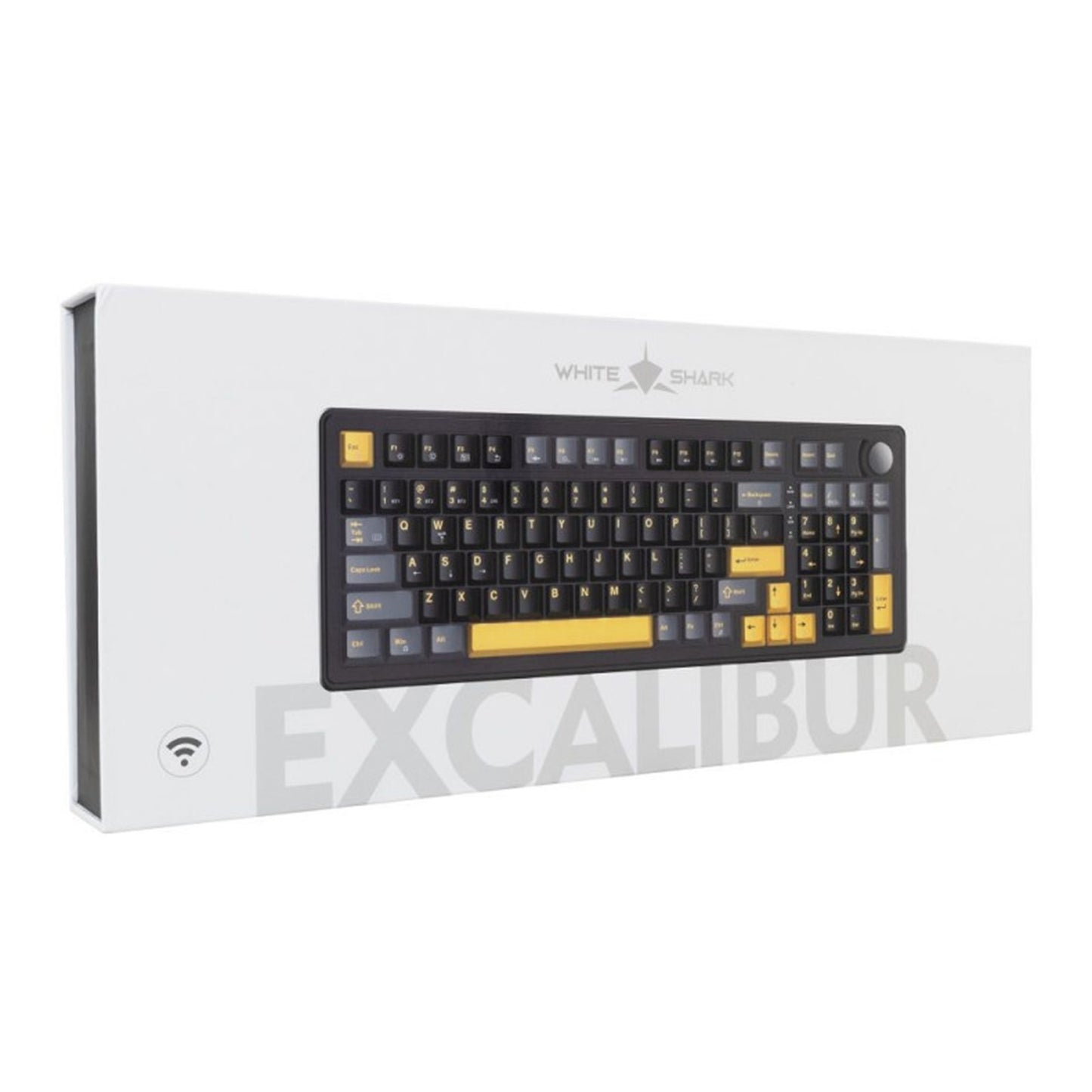 WHITE SHARK EXCALIBUR KTT Hot - Swap - BLACK / QWERTY - Librairie Oxford City