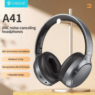 Casque Sans Fil Bluetooth Célébrate A41 ANC 33H / Noir - Librairie Oxford City