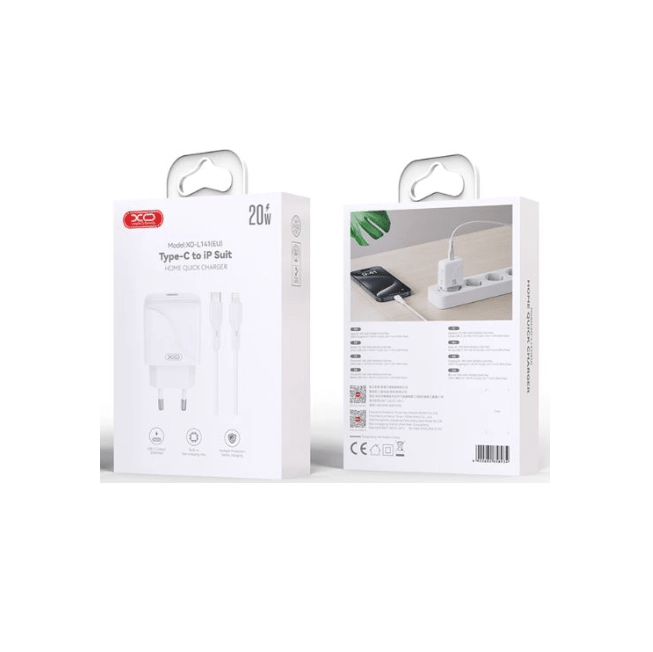 XO L141 20W Single USB - C vers Type - C - Librairie Oxford City