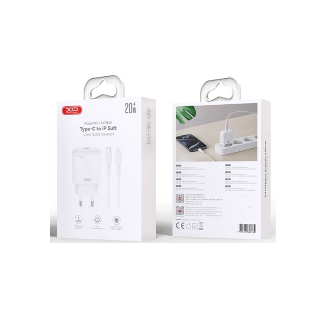 XO L141 20W Single USB-C vers Type-C