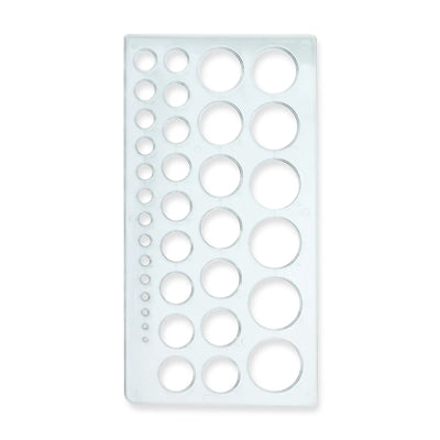 Gabarit de cercles en plastique – Pochoir géométrique - Librairie Oxford City