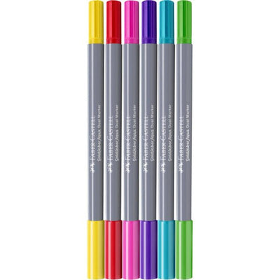 Set de 6 Feutres Aquarellables Goldfaber Aqua Double Pointe – Candy Shop – Faber - Castell - Librairie Oxford City