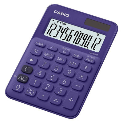 CASIO MS - 20UC Calculatrice Basique Bleue - Librairie Oxford City