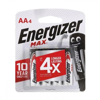 4x Piles ENERGIZER E91 AA - Librairie Oxford City