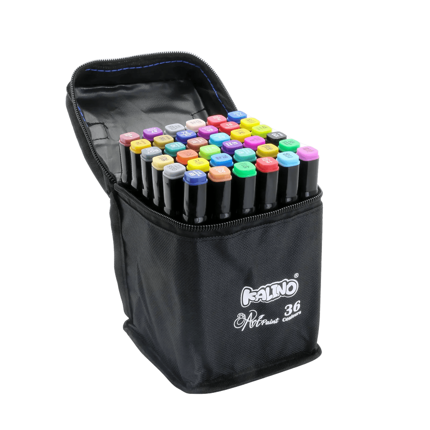 Set de 36 Marqueurs à Double Pointe Kaino – Art Marker Pen - Librairie Oxford City