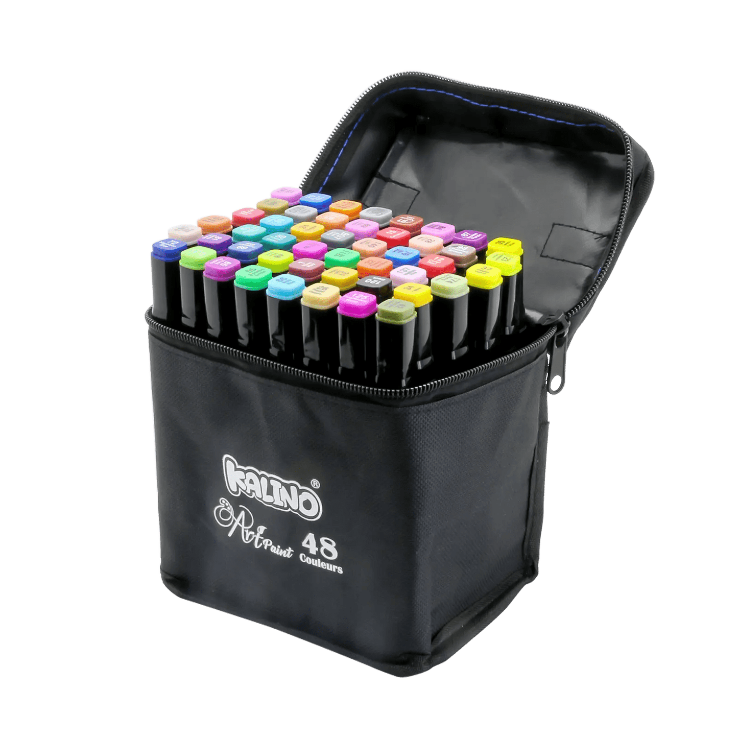 Set de 48 Marqueurs à Double Pointe Kaino – Art Marker Pen - Librairie Oxford City