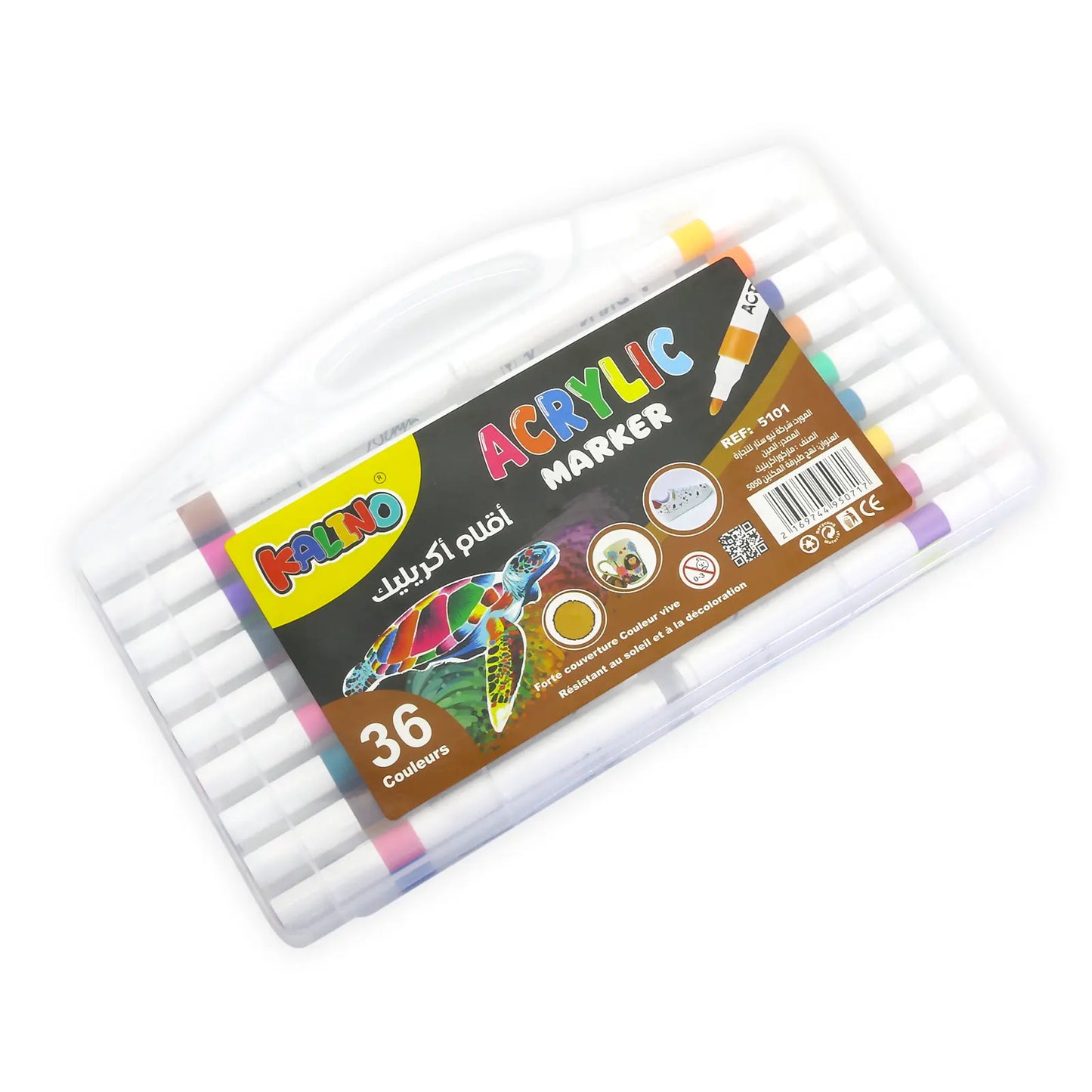 Set de 36 Marqueurs Acryliques Kaino – Acrylic Marker Pen - Librairie Oxford City