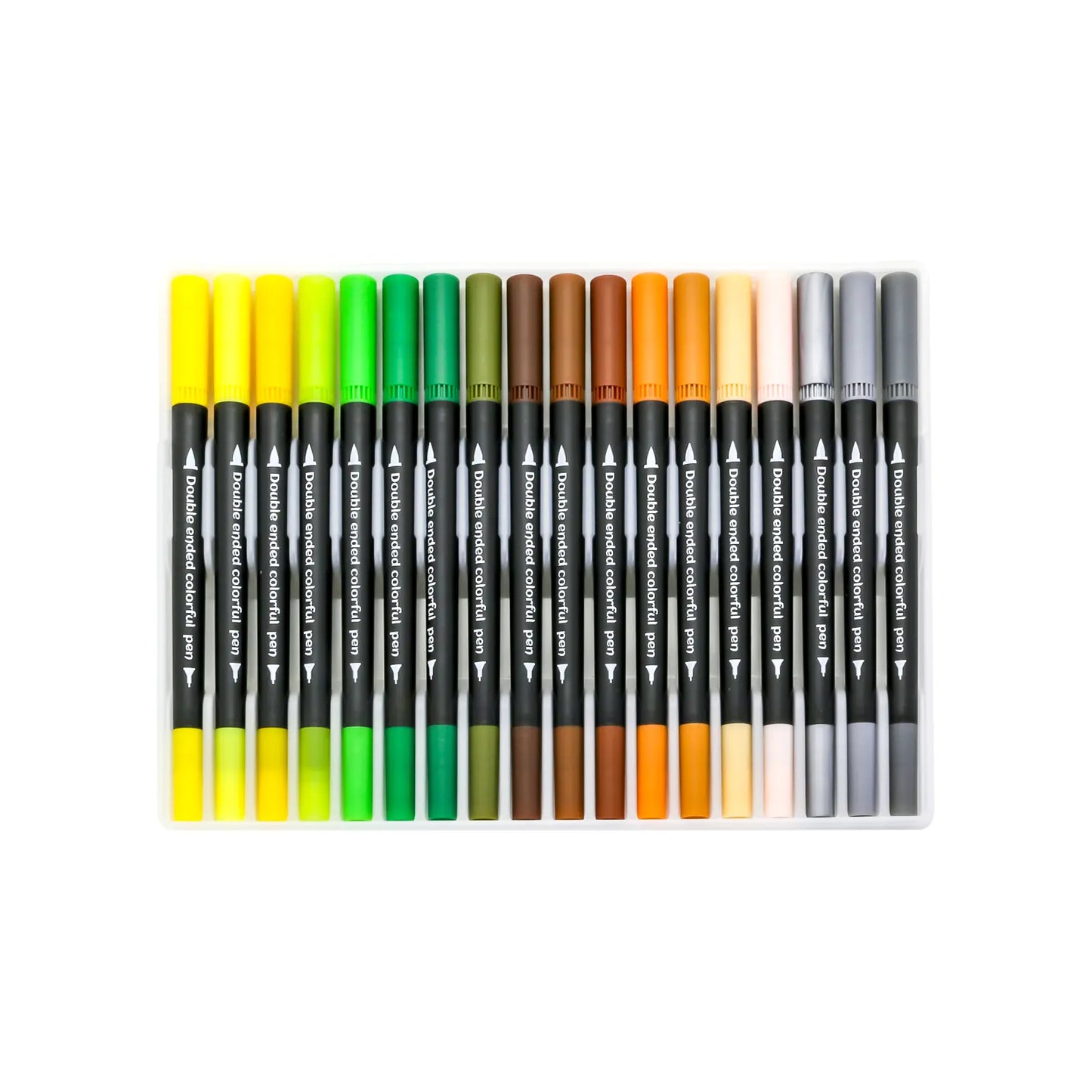 Set de 36 Feutres Double Pointe – Dual Tip Brush Pens - Librairie Oxford City