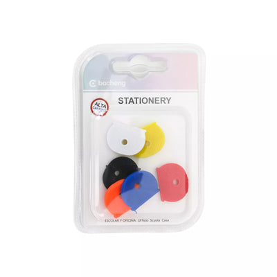 Capuchons Colorés pour Clés Bachang – Lot de 6 (Pastel ou Assortis) - Librairie Oxford City