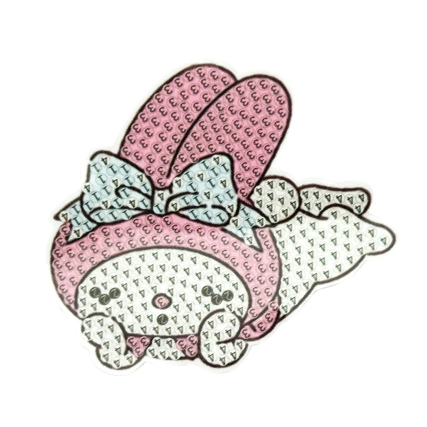 Diamond Painting Stickers (4 Pièces)(≈8cm) – Cute Bear & Friends Set - Librairie Oxford City