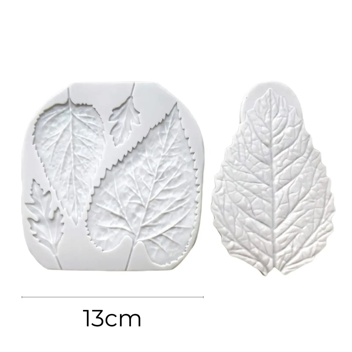 🍃 Moule Silicone Feuilles – 13 cm | Empreintes Réalistes pour Résine, Pâte ou Plâtre - Librairie Oxford City