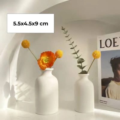 🏺 Moule Silicone Vase Minimaliste – 5,5 × 4,5 × 9 cm | Pour Résine, Plâtre ou Ciment - Librairie Oxford City