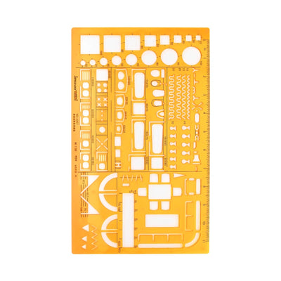 Linsihou Drawing Template NO.4357 – Multi - Shapes - Librairie Oxford City