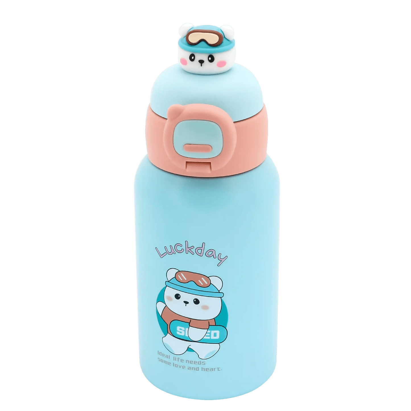 Gourde Isotherme Enfant 500ml avec Figurine 3D & Sangle - Librairie Oxford City