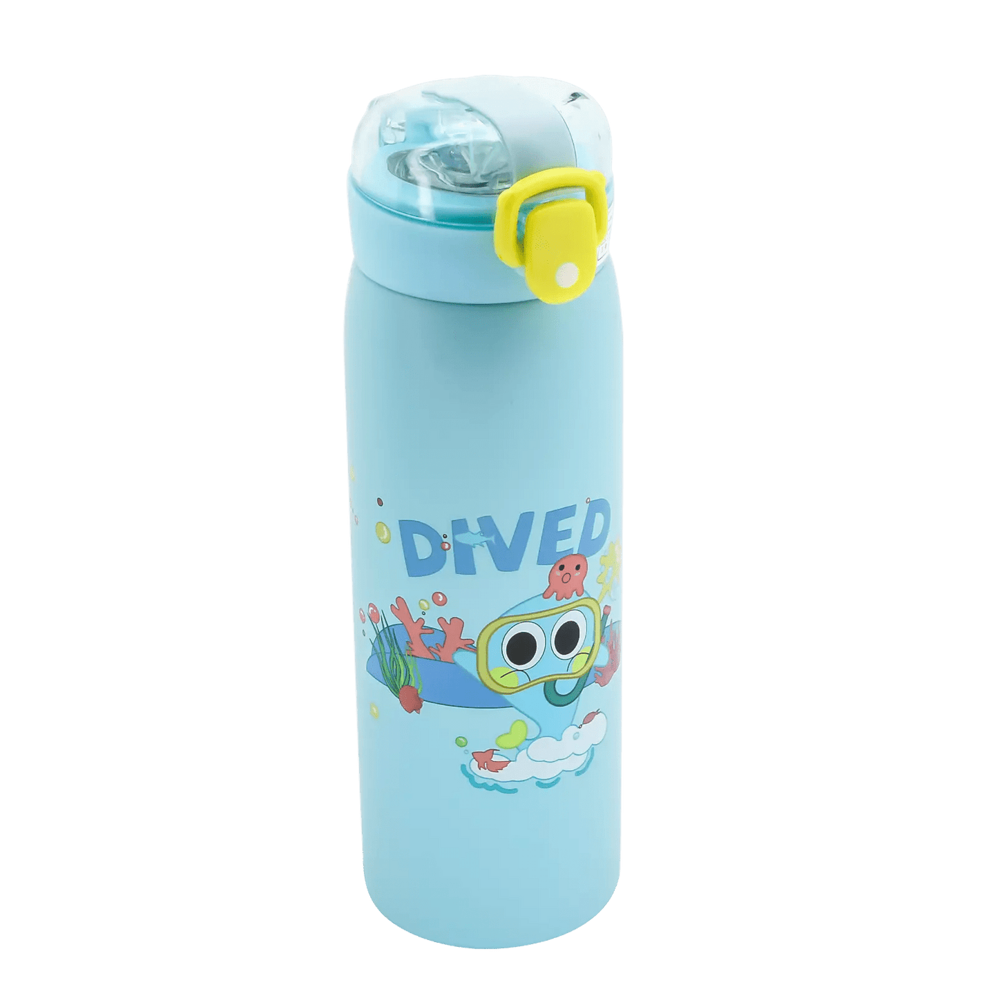 Gourde Isotherme Enfant 500ml avec Paille – Motifs Fun - Librairie Oxford City