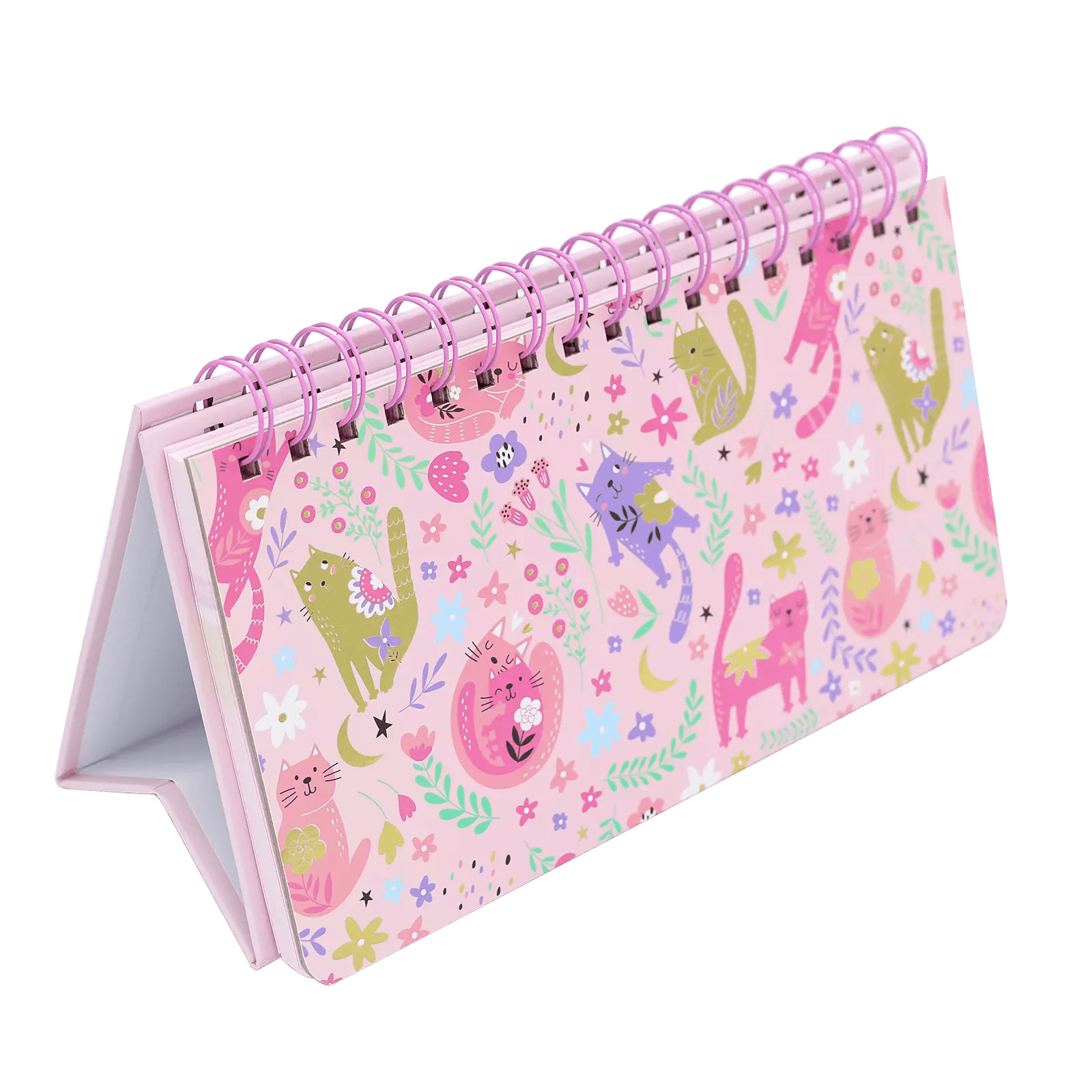 Planificateur Hebdo “Kawaii Cats” – Spirale Rose - Librairie Oxford City
