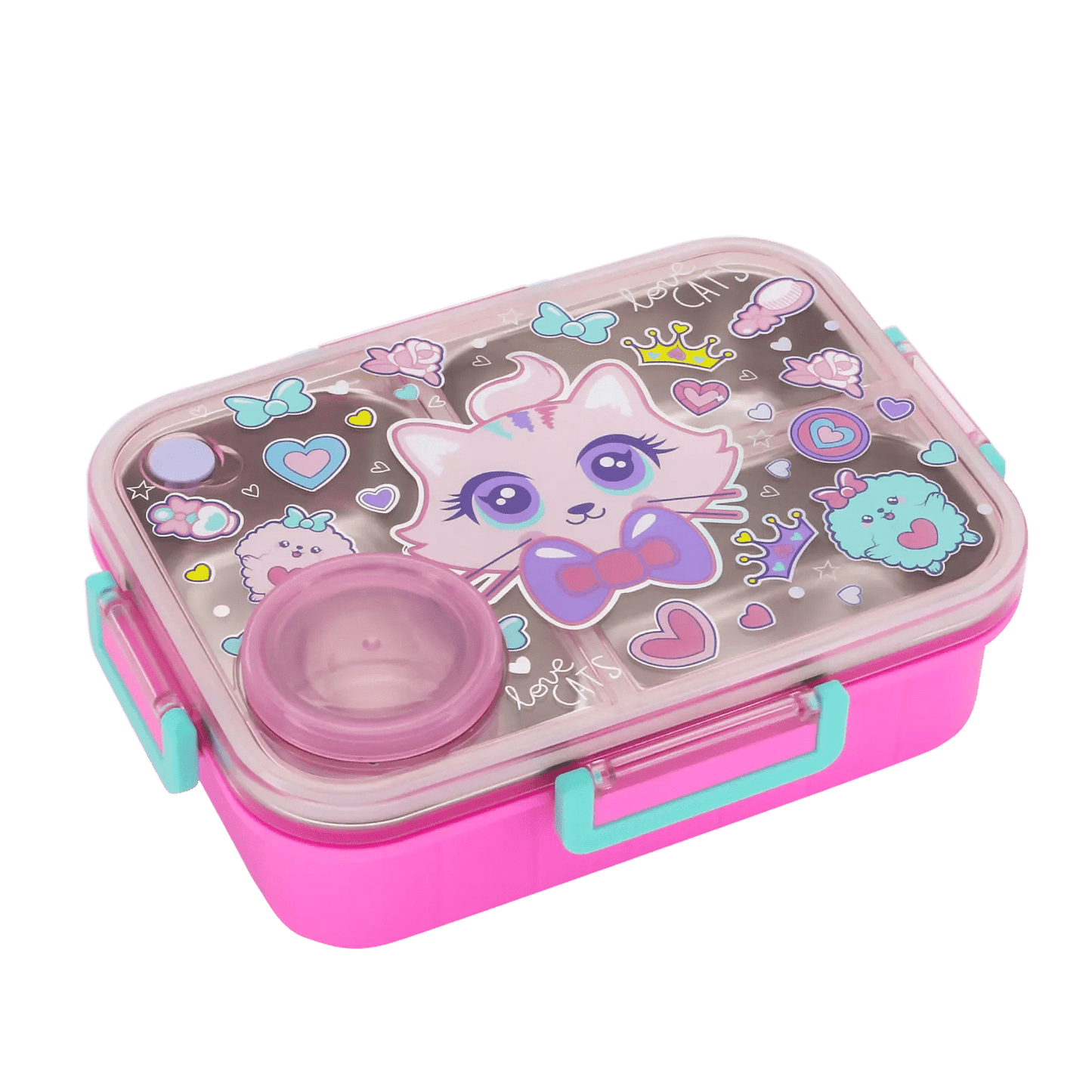 Boîte Repas Enfant 830ml en Inox – Modèles Chat & Gamer - Librairie Oxford City