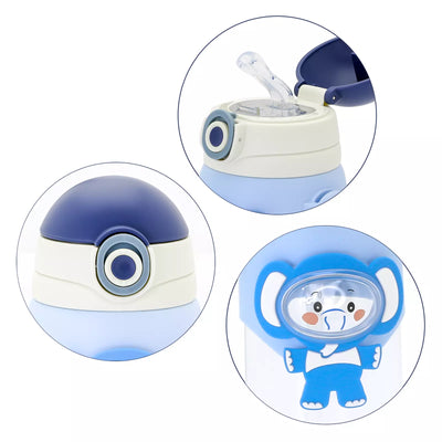 Gourde Enfant 3D Pop - Top avec Sangle — Tigre / Lapin / Éléphant - Librairie Oxford City