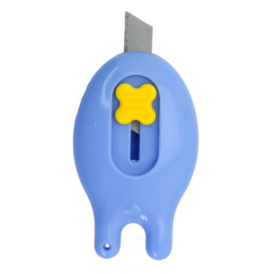 Cutter de Bureau Lapin – 7 cm – Coloris Assortis (Orange & Bleu) - Librairie Oxford City