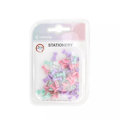 Boîte de punaises pastel – 30 pièces - Librairie Oxford City