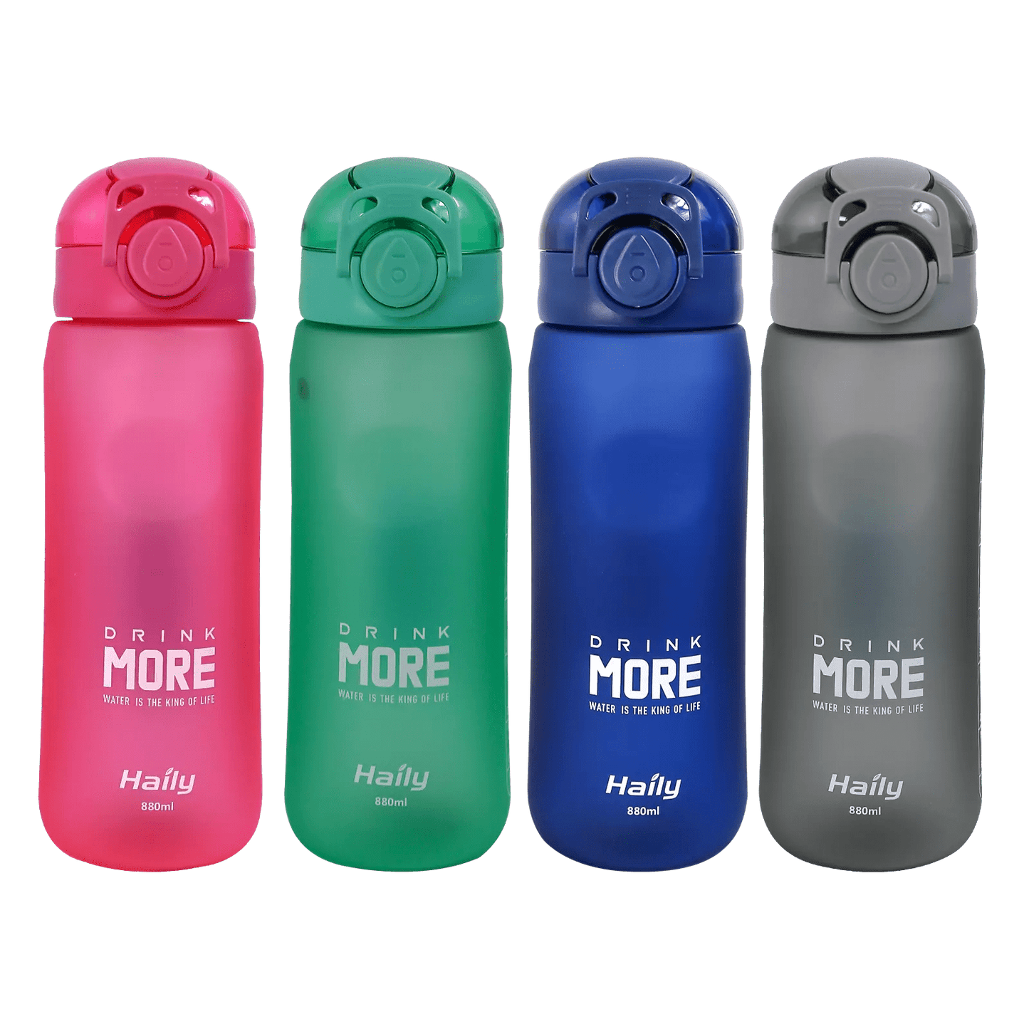 Gourde Sport 880 ml “Drink More” – Haily - Librairie Oxford City