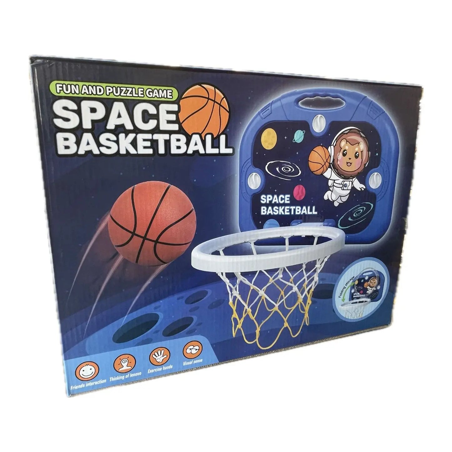 🏀 Mini Panier de Basketball – Space Basketball (avec Score & Musique)