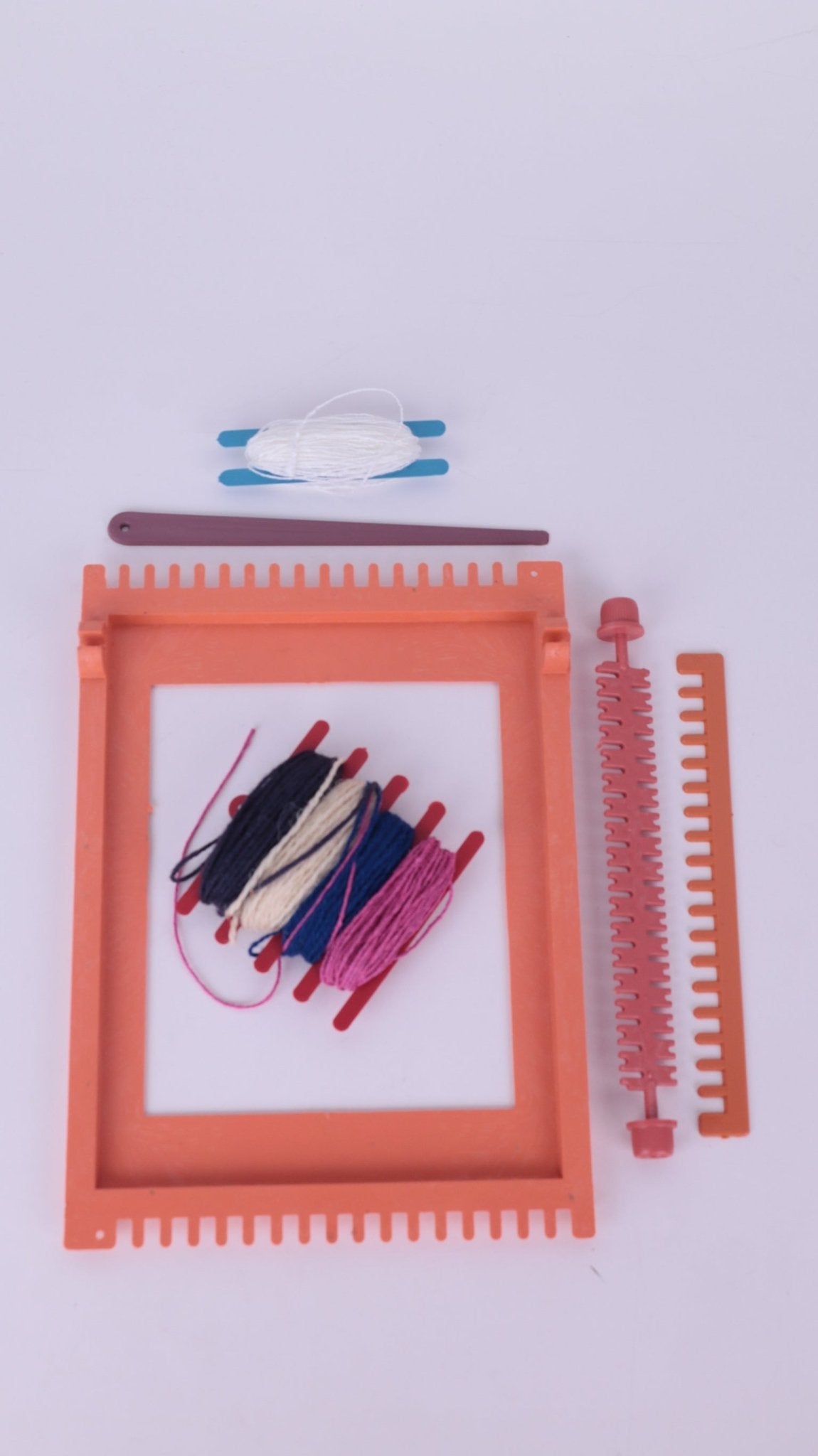 Kit de Tissage Le Coq Mensej — Métier à Tisser Enfant avec Fils Colorés - Librairie Oxford City