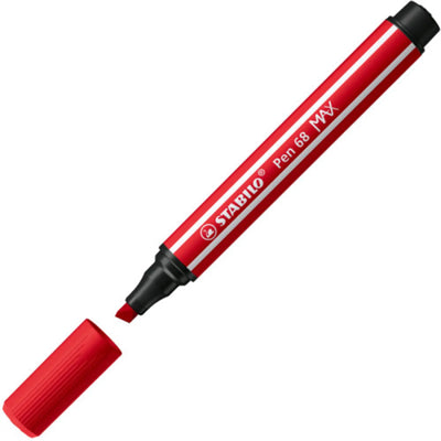 🖊️ Set de 12 Feutres STABILO Pen 68 MAX Arty | Pointe Biseautée & Couleurs Intenses - Librairie Oxford City