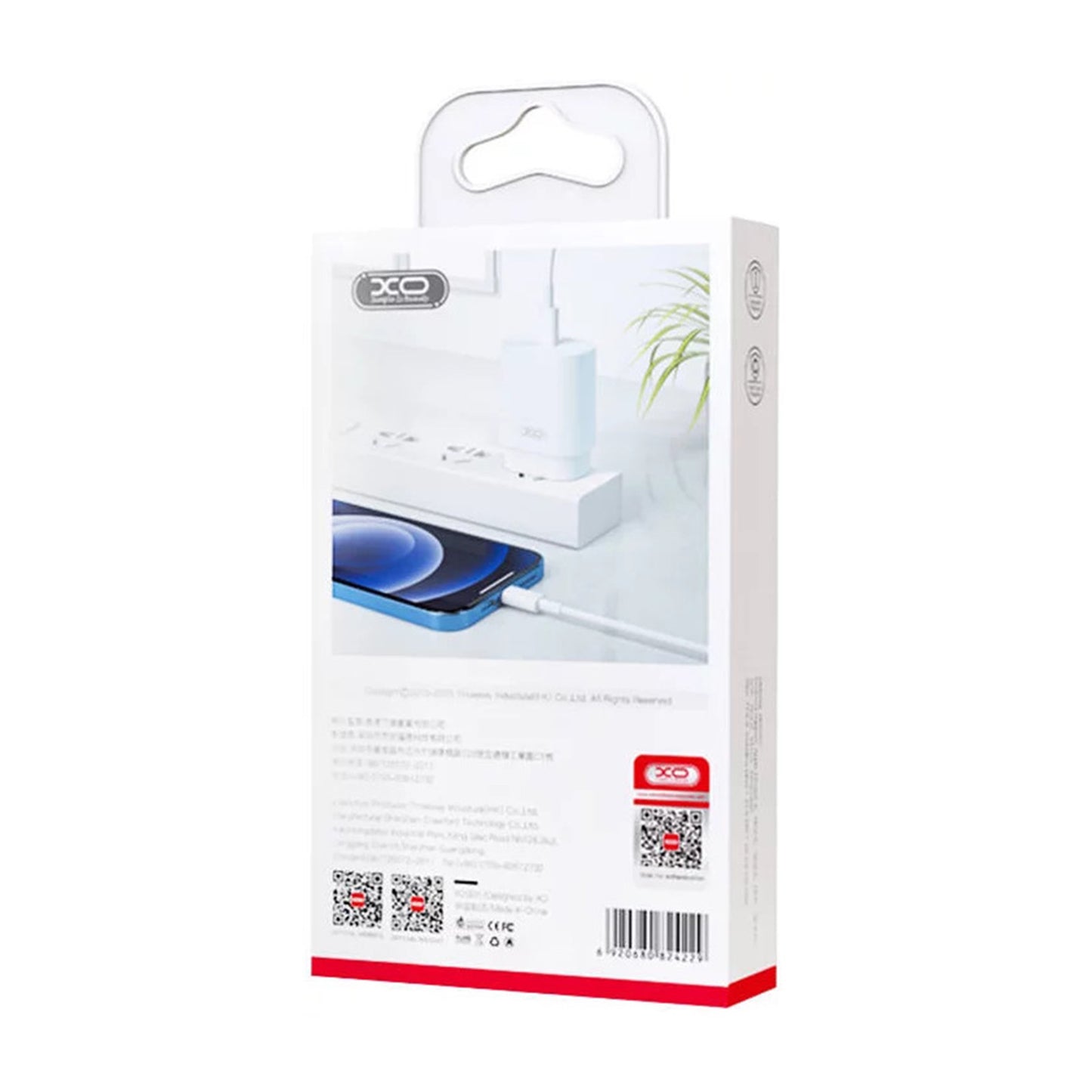 Chargeur mural XO L91EU USB-C, 25W (blanc)