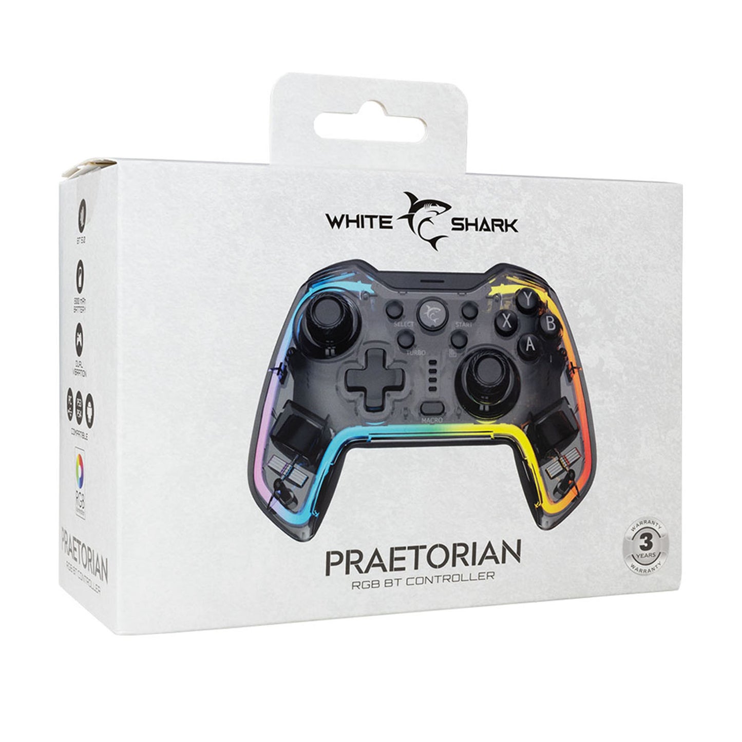 Manette sans fil White Shark GPW - 8040 Praetorian - Librairie Oxford City