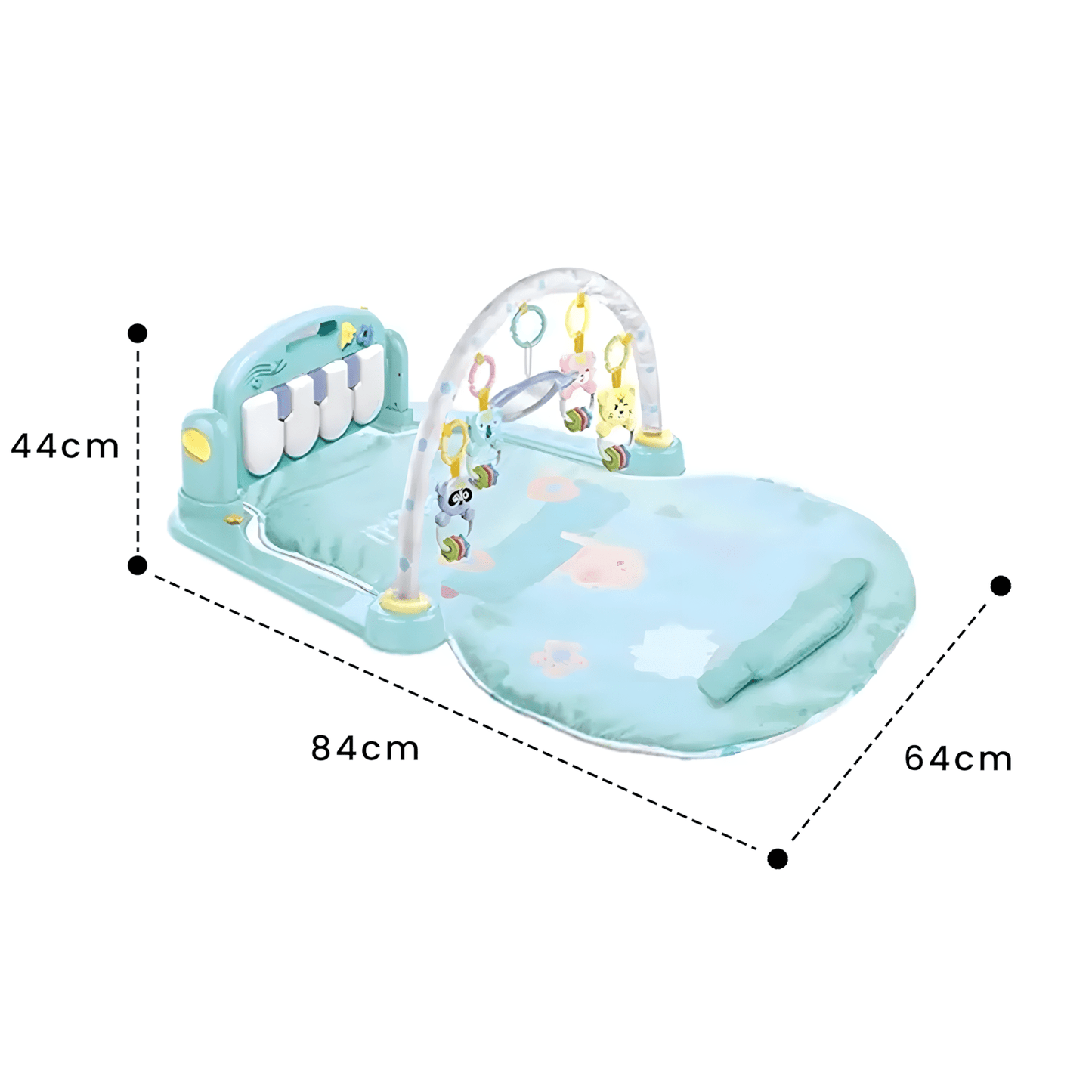 Tapis d’Éveil Musical 0+ – Piano Fitness Frame Huanger – Jouets Suspendus, Son & Lumière, Détaillable - Librairie Oxford City