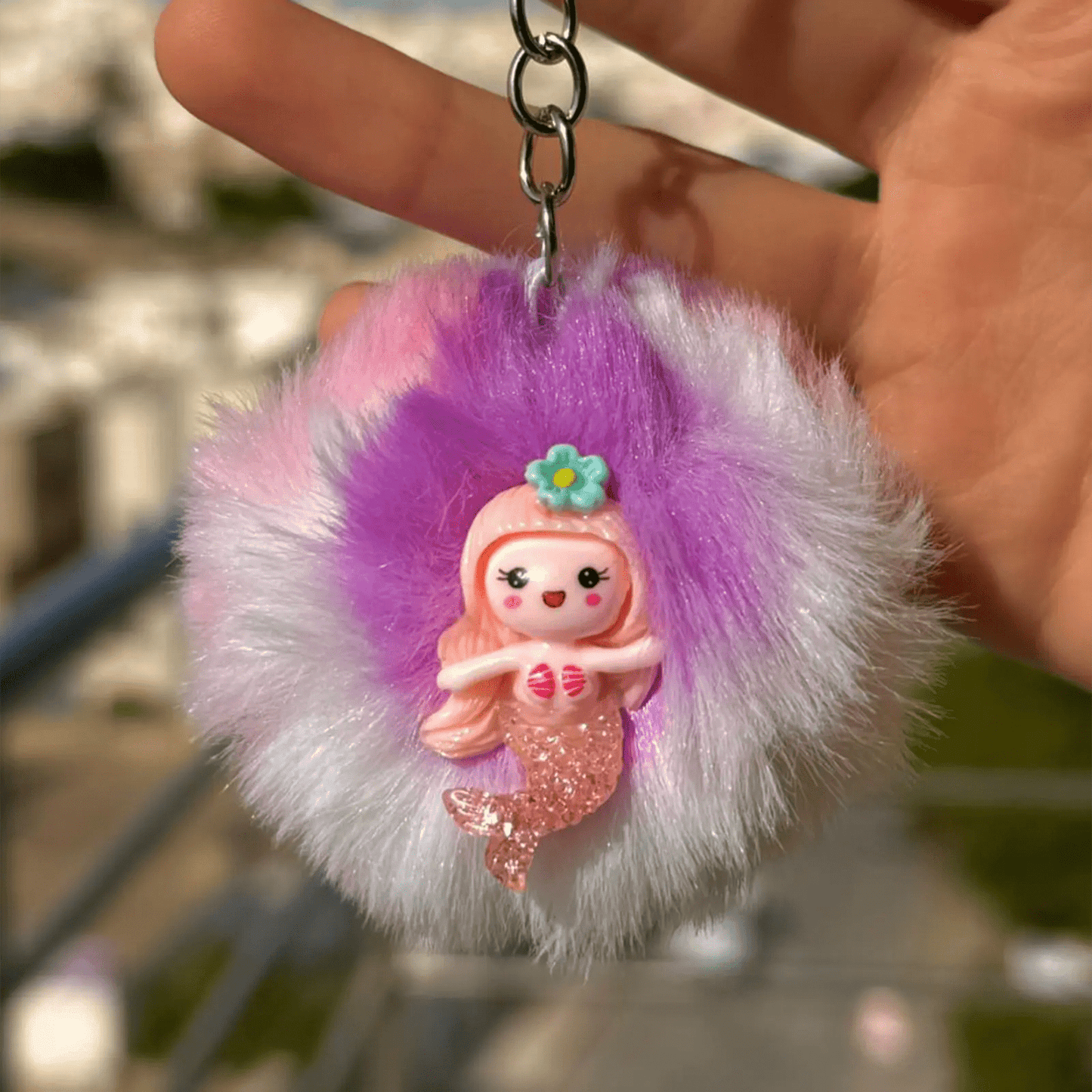 🧜♀️ Bouteille Slime Sirène ✨ – Pâte sensorielle avec pompon magique - Librairie Oxford City