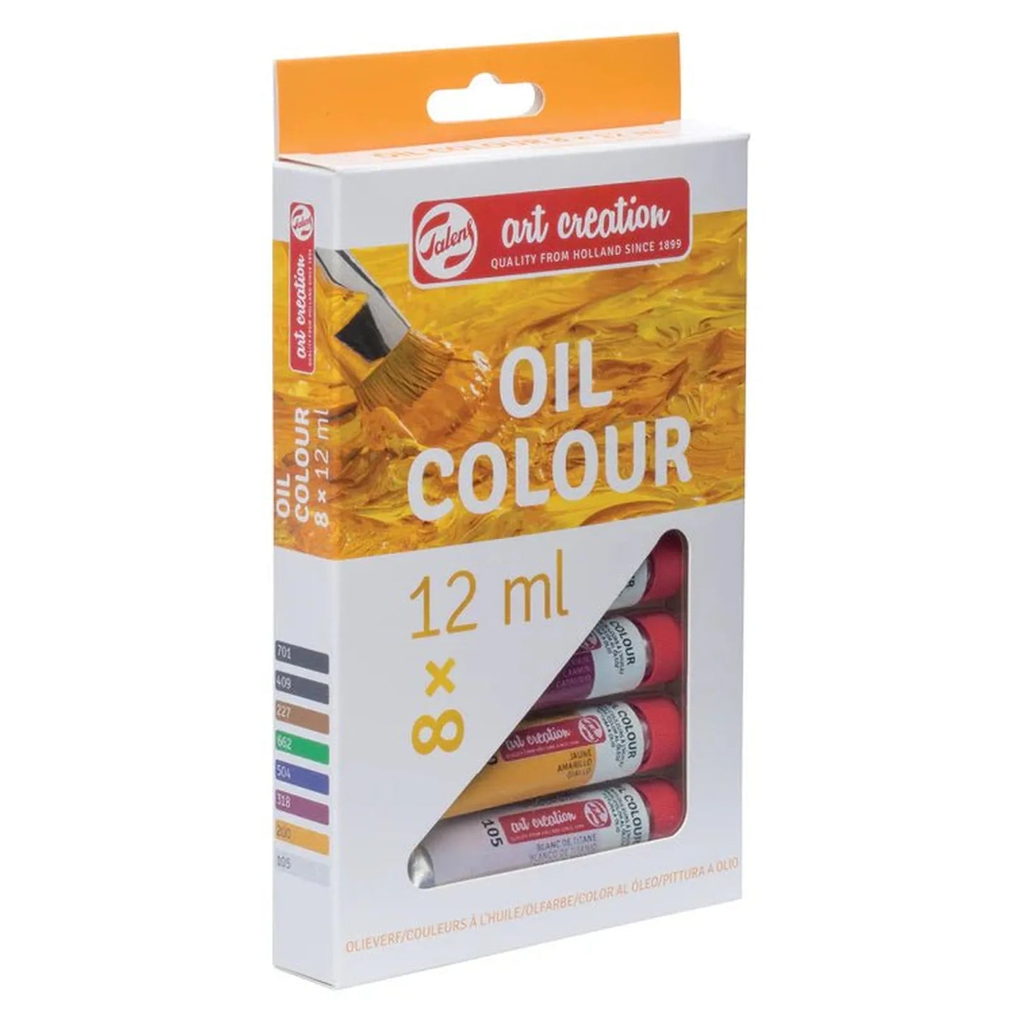 Set de Peinture à l’Huile – Talens Art Creation – 8 Tubes de 12 ml - Librairie Oxford City