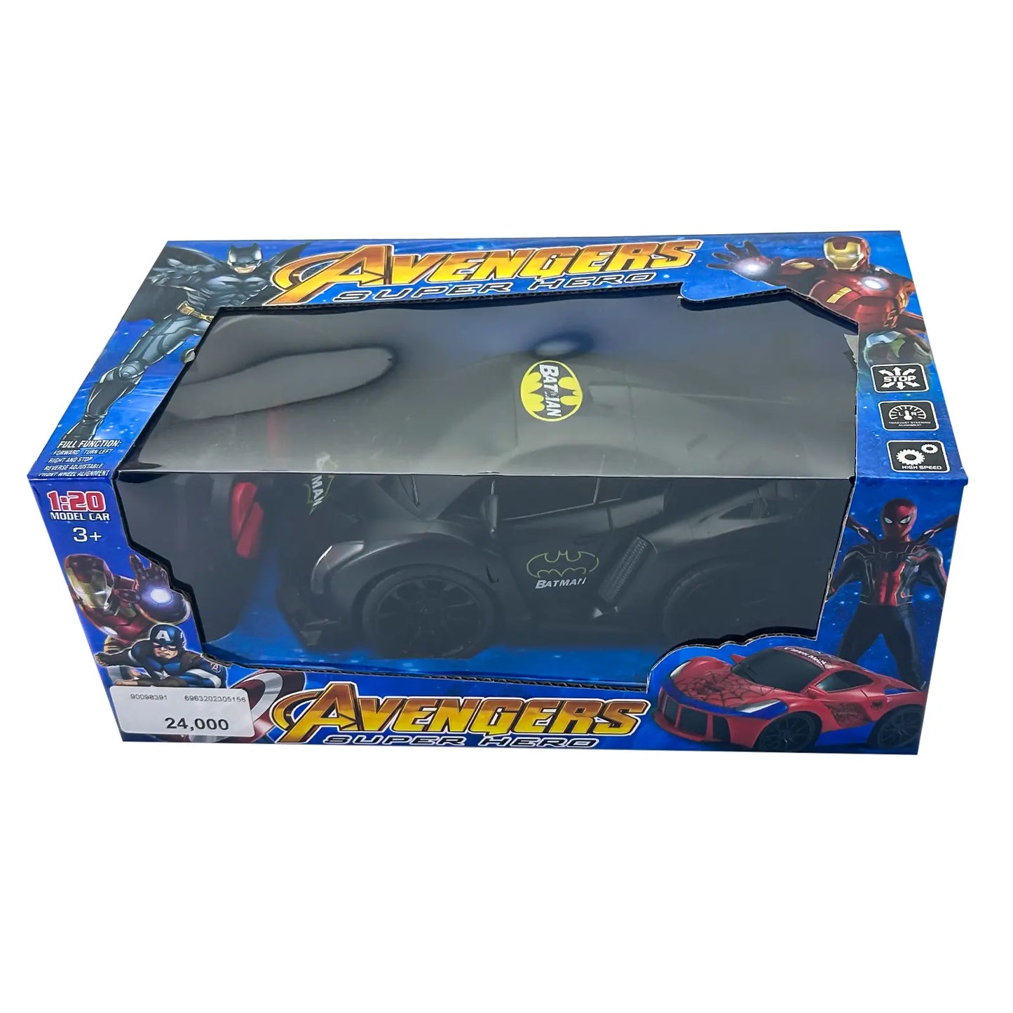 Voiture RC Batman 1:20 – Full Function, Haute Vitesse