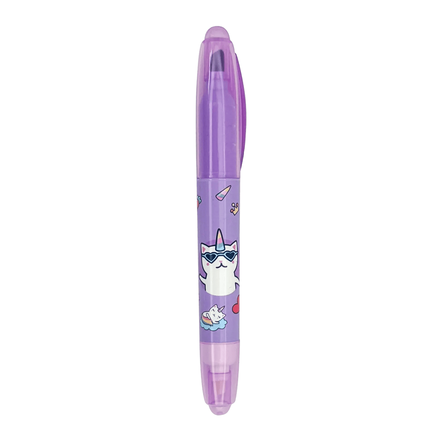 MAPED ✨ Fluo Peps 2 - en - 1 Licorne 🐱 Chat – Surligneur & Effaceur Magique 🌈💫 - Librairie Oxford City