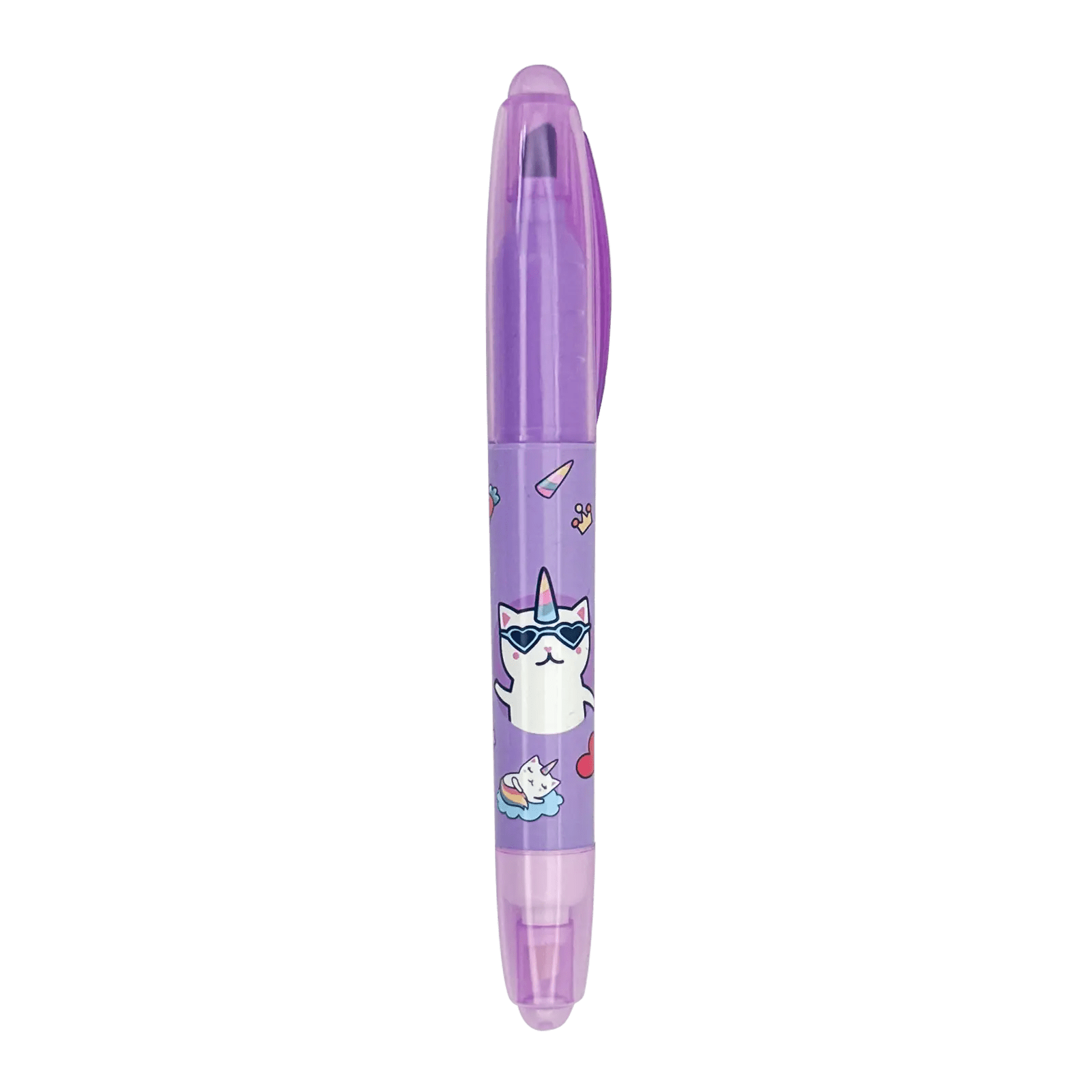 MAPED ✨ Fluo Peps 2 - en - 1 Licorne 🐱 Chat – Surligneur & Effaceur Magique 🌈💫 - Librairie Oxford City