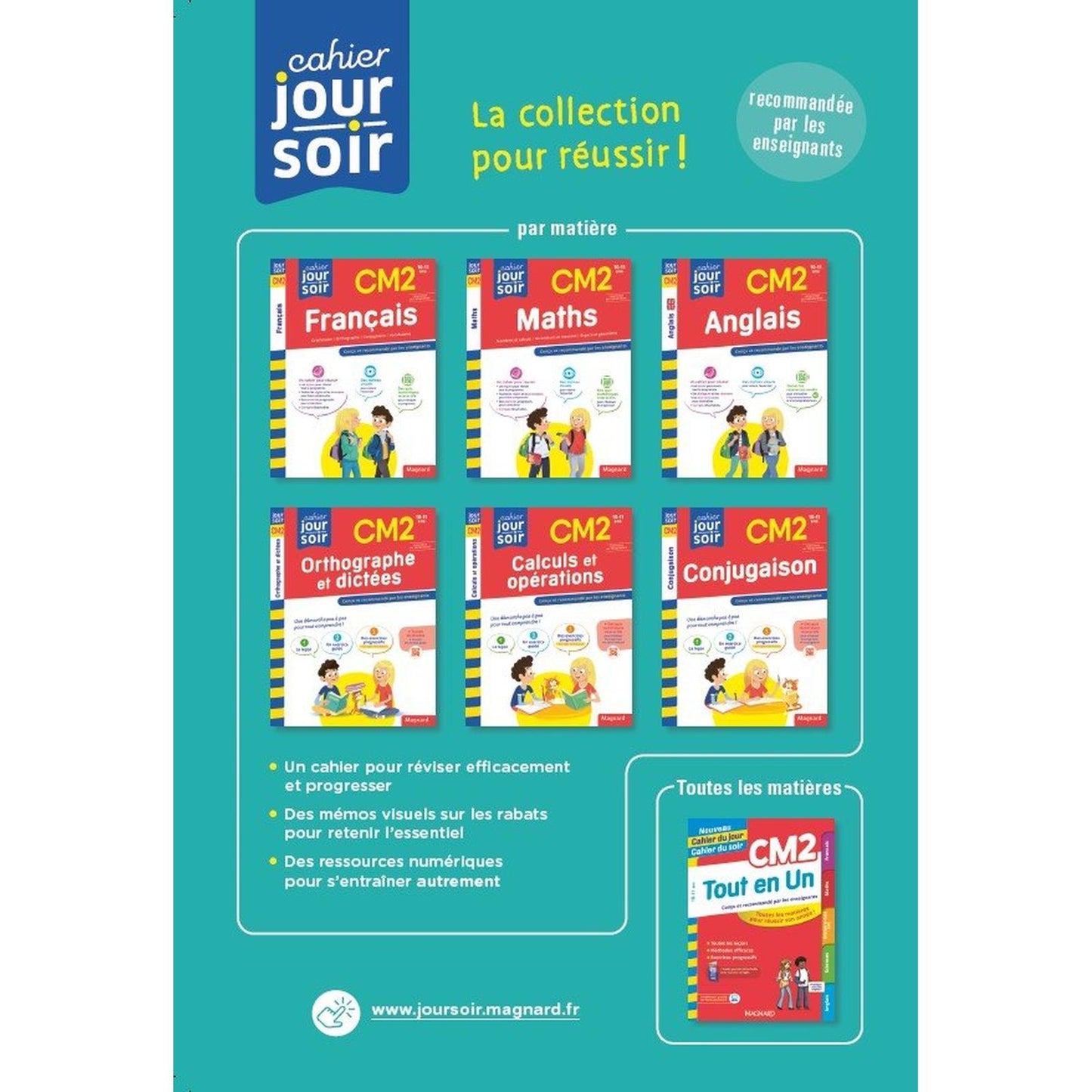 Anglais CM2 - Cahier Jour Soir - Librairie Oxford City