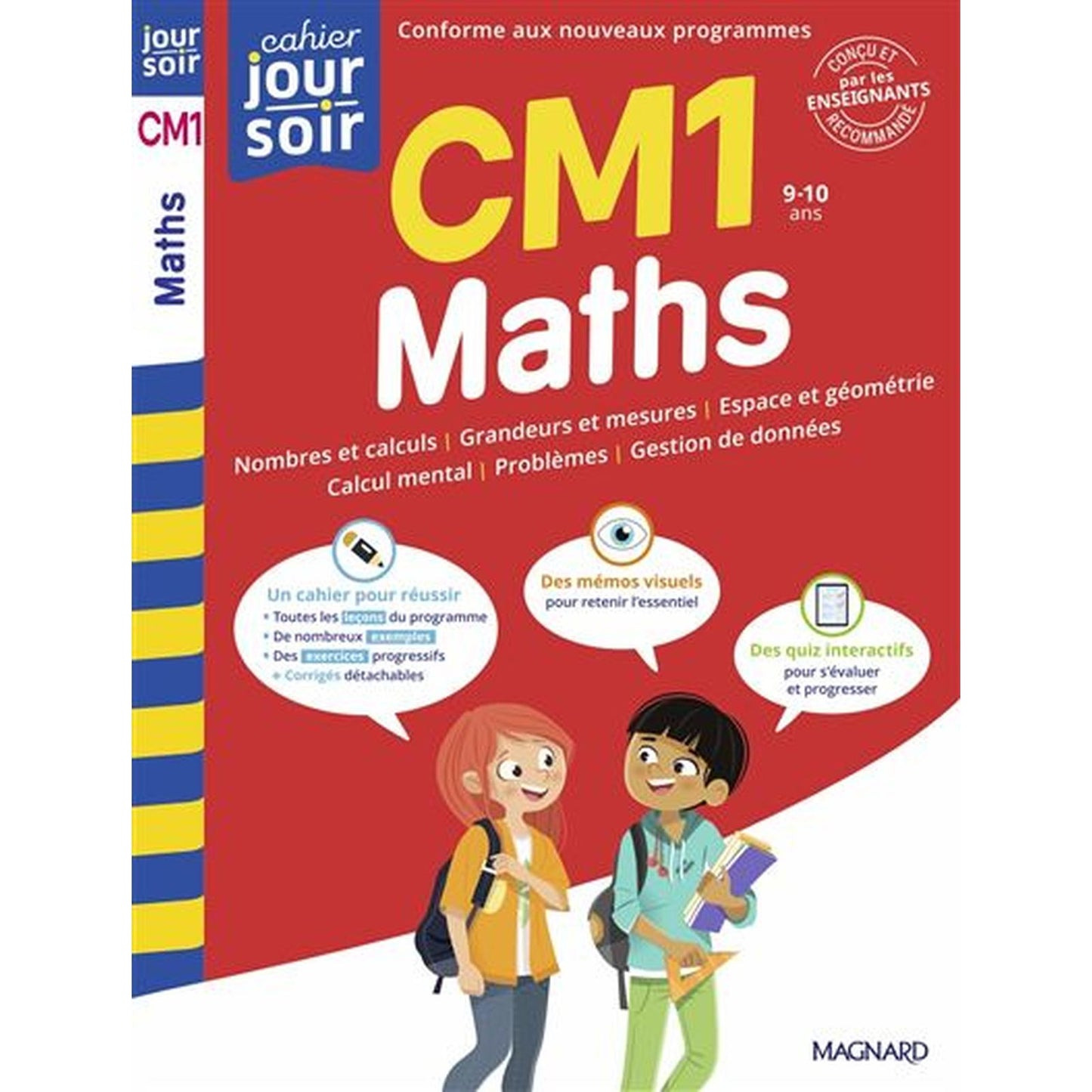Maths CM1 - Cahier Jour Soir - Librairie Oxford City