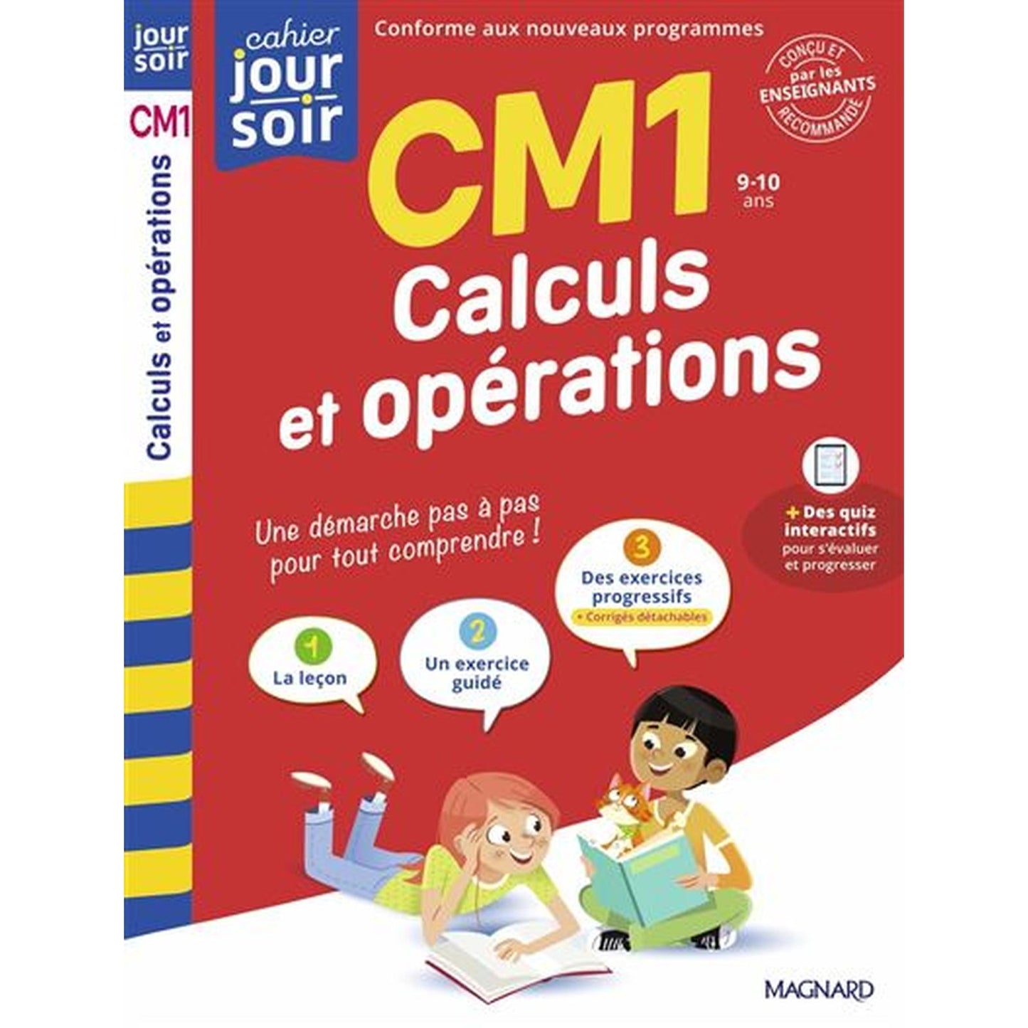 Calculs et opérations CM1 - Cahier Jour Soir - Librairie Oxford City