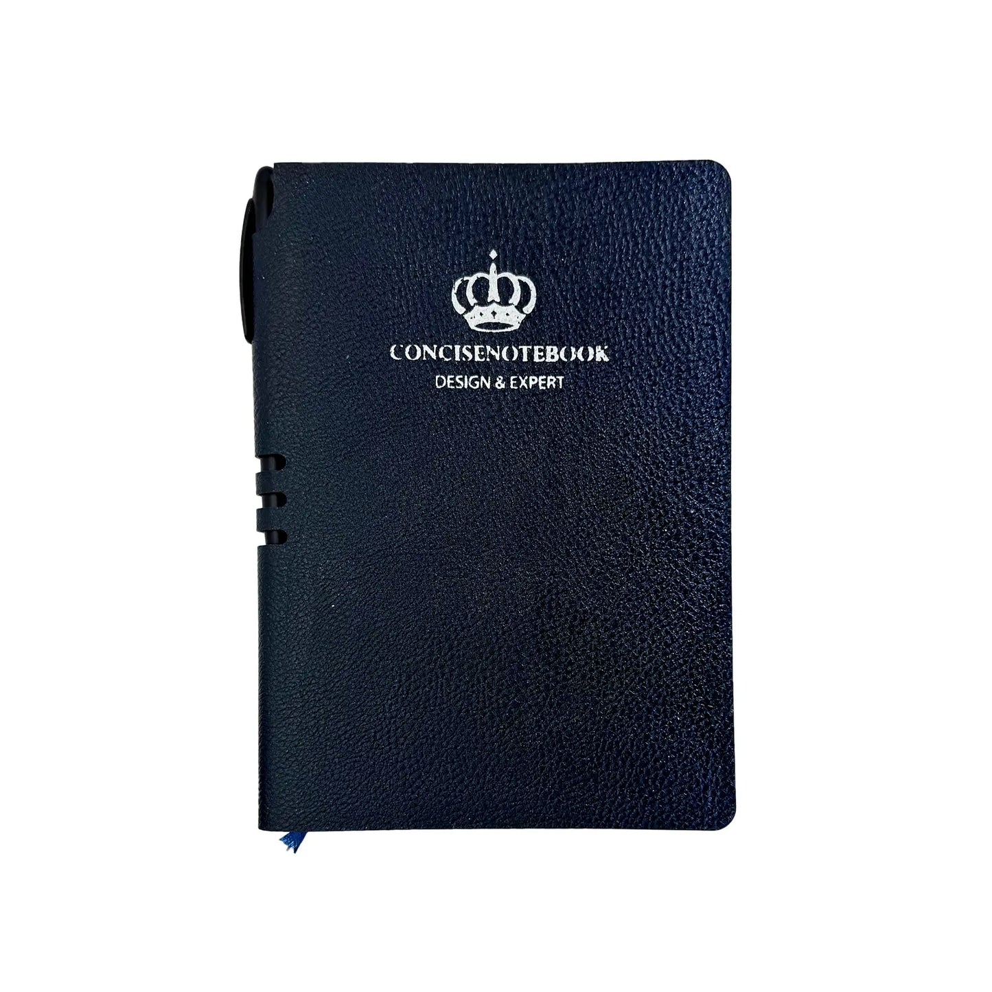 Carnet Concise Notebook Design & Expert avec Stylo – Couverture Cuir Premium (21×15 cm)