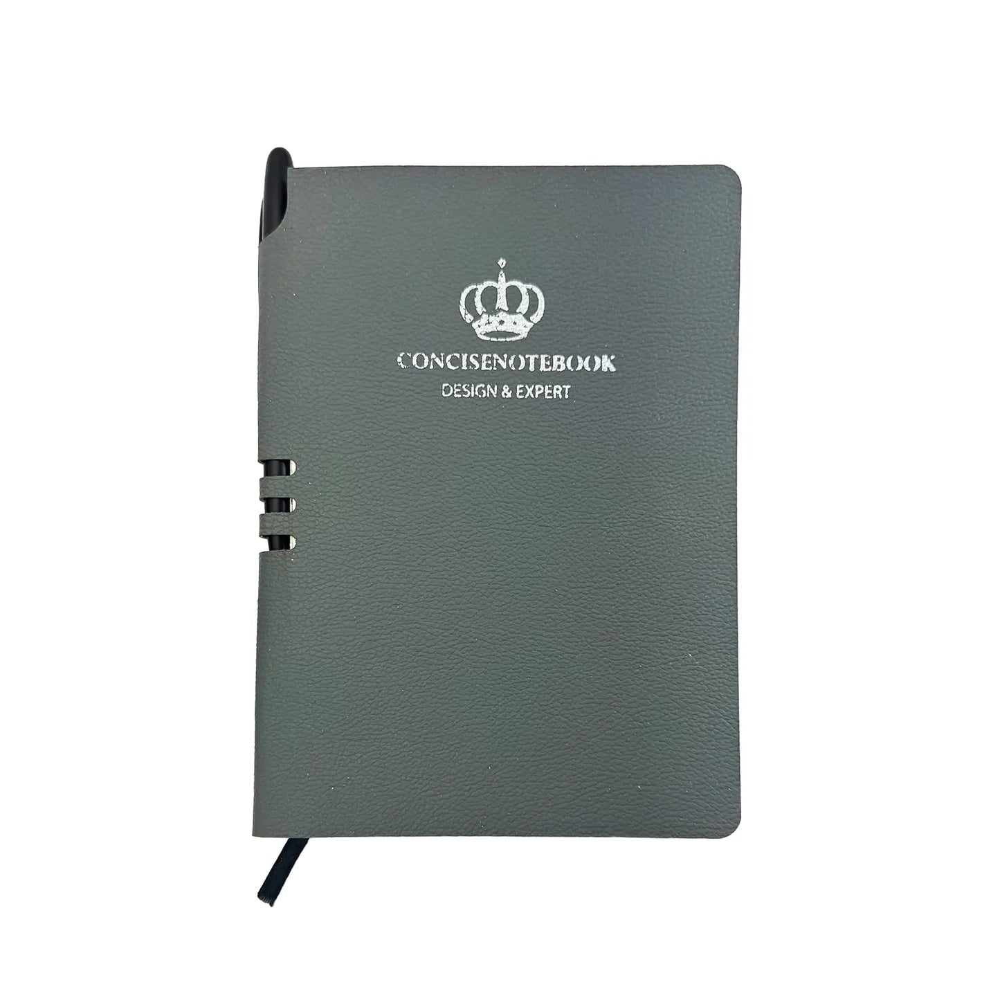 Carnet Concise Notebook Design & Expert avec Stylo – Couverture Cuir Premium (21×15 cm)