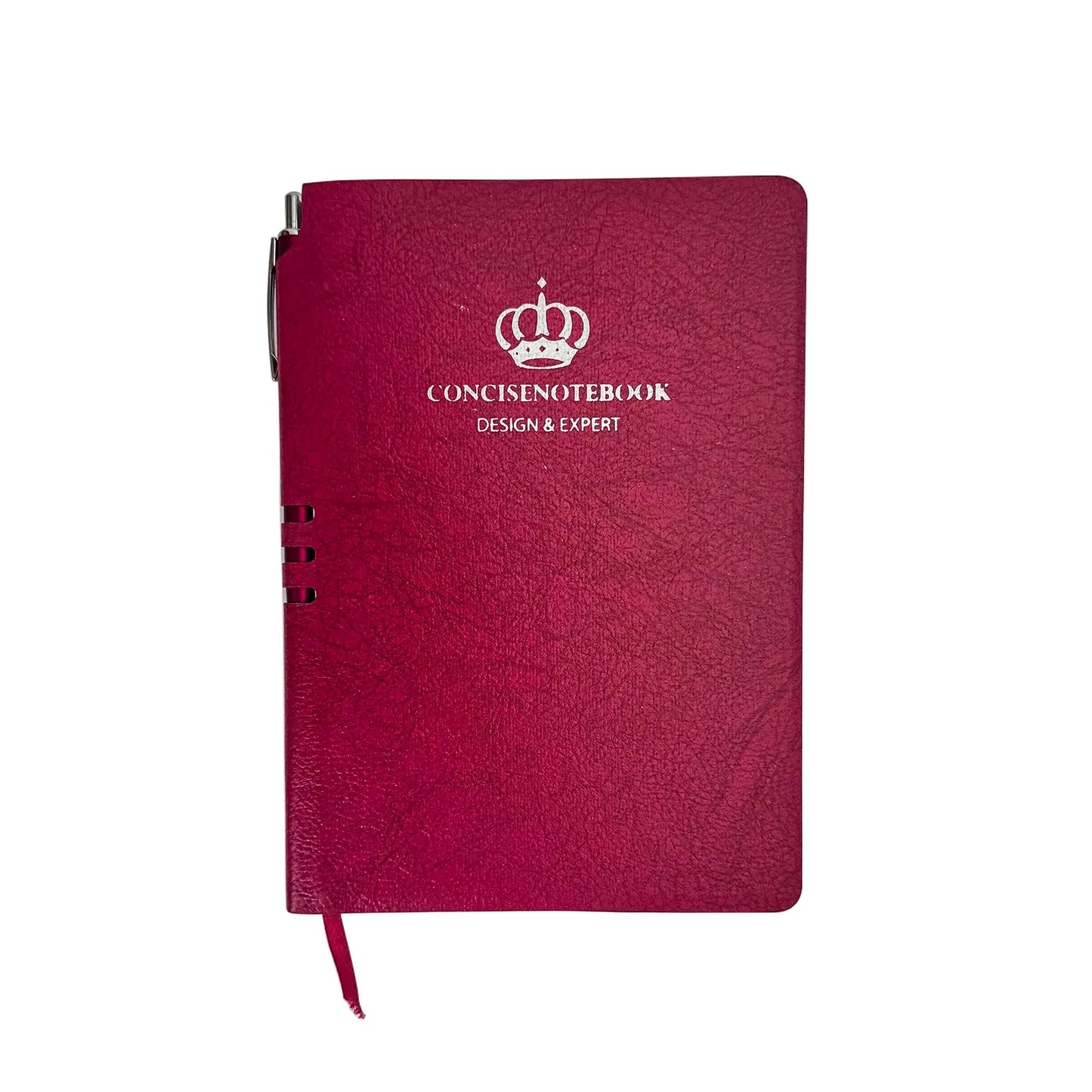 Carnet Concise Notebook Design & Expert avec Stylo – Couverture Cuir Premium (21×15 cm)