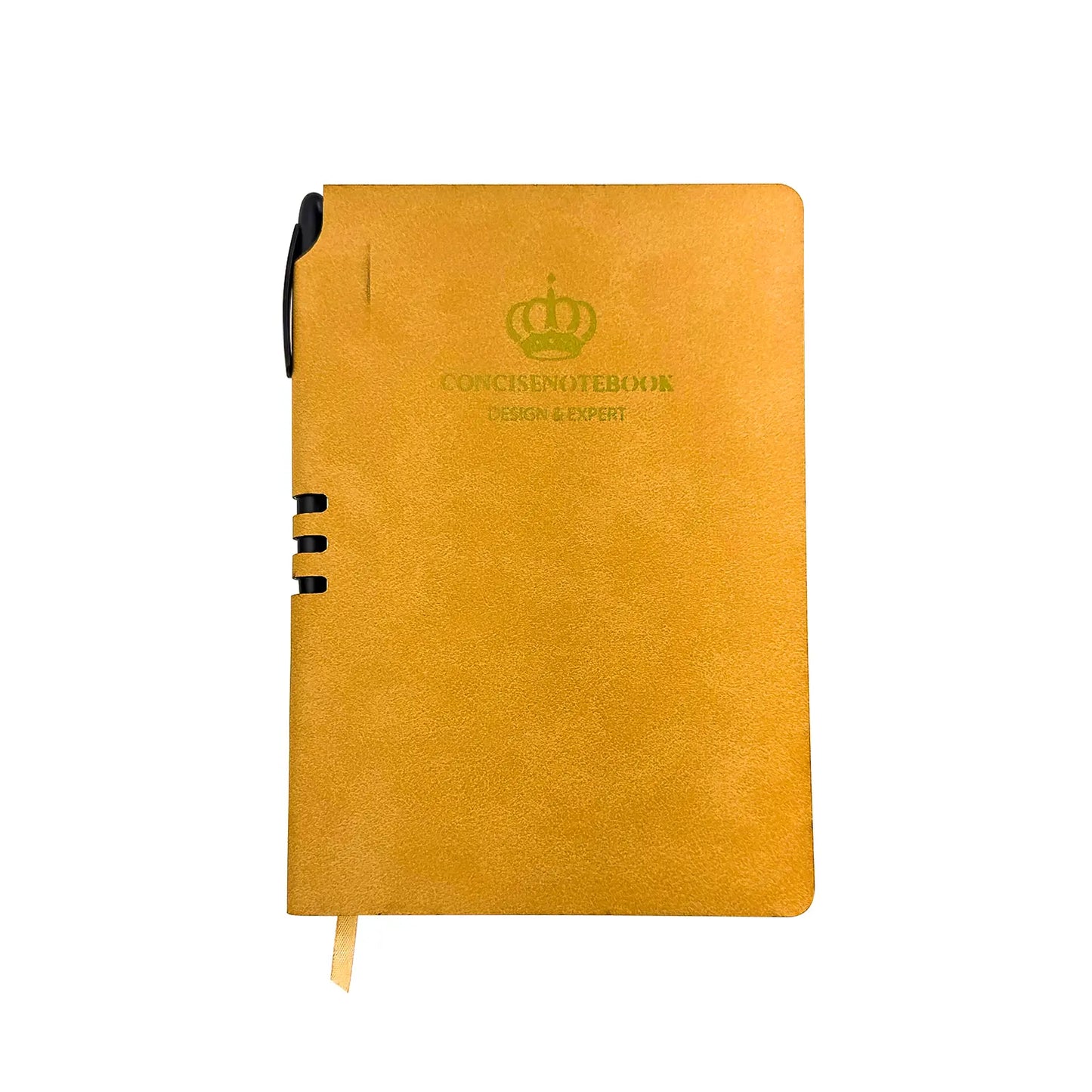 Carnet Concise Notebook Design & Expert avec Stylo – Couverture Cuir Premium (21×15 cm)