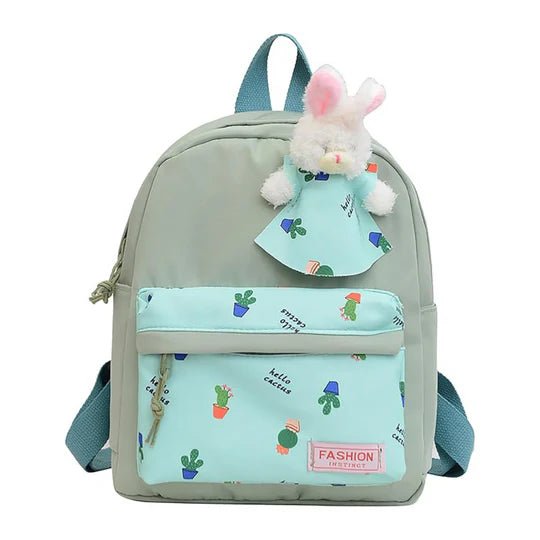Sac à dos enfant "Lapin Cactus" – avec peluche amovible - Librairie Oxford City