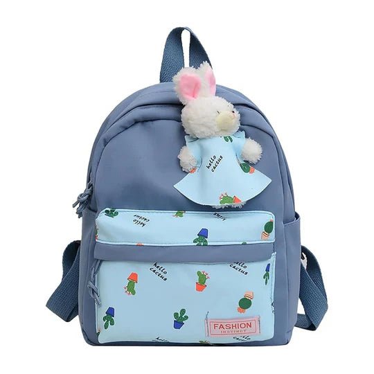Sac à dos enfant "Lapin Cactus" – avec peluche amovible - Librairie Oxford City