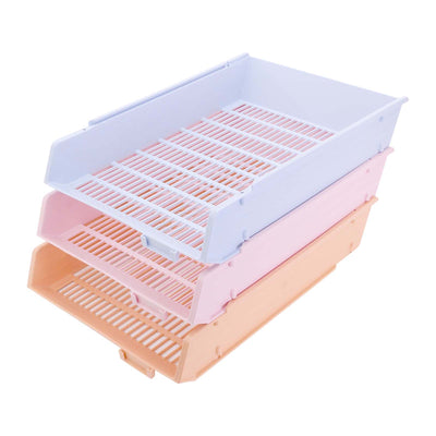 Bac à courrier empilable en plastique – A4 – Multicolore - Librairie Oxford City