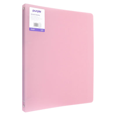 Purple Classeur PP Souple Velvet Pastel – 4 Anneaux – 31x24 cm - Librairie Oxford City