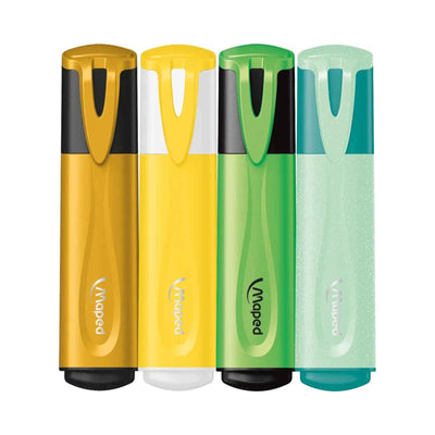 🌴 Pochette 4 Surligneurs Maped Jungle Colors 🦜 – Couleurs Tropicales & Éclat Fluorescent 🌈 - Librairie Oxford City